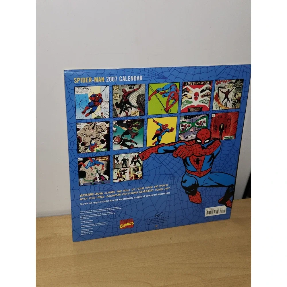The Amazing Spider Man 2007 Calendar Marvel Comics Wall Art UNUSED
